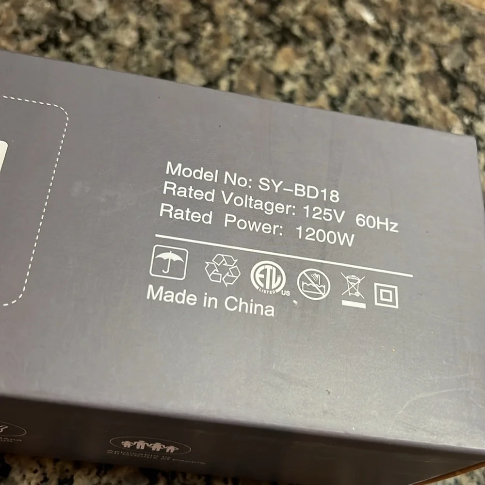 Fsney Hot Air Brush Styler NIB